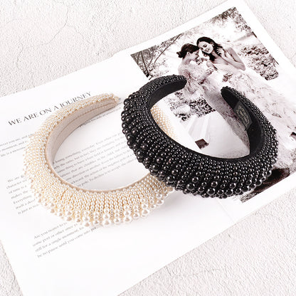 Fashion Sponge Pearl Headband