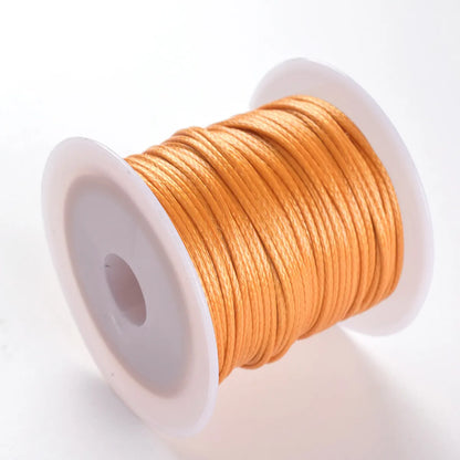 1.0mm  Wax Line 10 M/Roll  Color Can Be Diy Polyester Non-Dyed Colored Fiber Textile Wax Rope