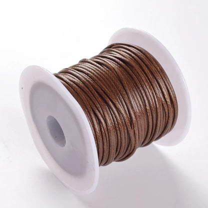 1.0mm  Wax Line 10 M/Roll  Color Can Be Diy Polyester Non-Dyed Colored Fiber Textile Wax Rope