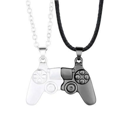 Fashion Game Console Alloy Plating Couple Pendant Necklace