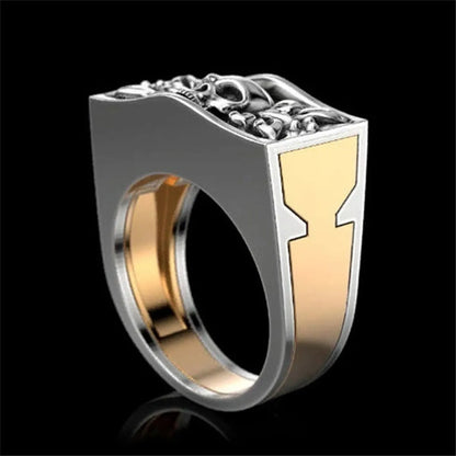 2 Pieces Fashion Skull Alloy Plating Unisex Rings