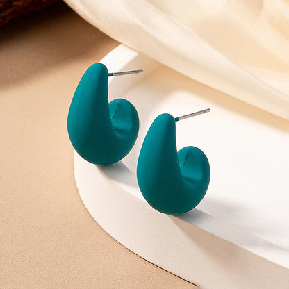 2 Pieces Ig Style Cute Sweet Water Droplets Arylic Ear Studs