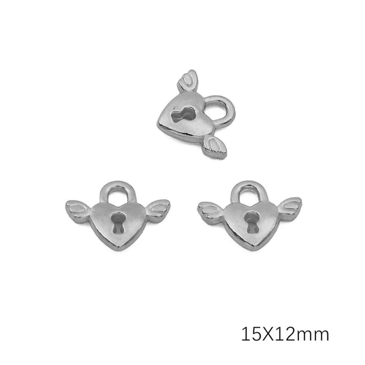 20 PCS/Package 304 Stainless Steel Solid Color Pendant