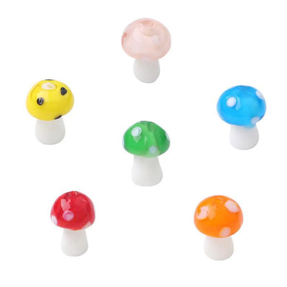 20 PCS/Package 5 PCS/Package 10*12mm 12*17mm Glass Mushroom Beads