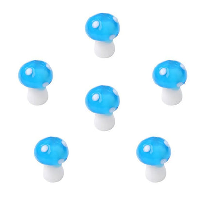 20 PCS/Package 5 PCS/Package 10*12mm 12*17mm Glass Mushroom Beads