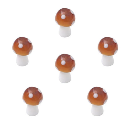 20 PCS/Package 5 PCS/Package 10*12mm 12*17mm Glass Mushroom Beads