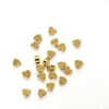 20 PCS/Package Diameter 5mm Diameter 6 Mm Diameter 7 Mm Copper 14K Gold Plated Cross Star Flower Beads