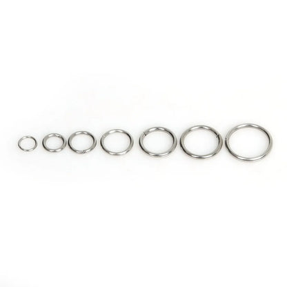 200 Pieces Per Pack Diameter 10mm Diameter 4mm 304 Stainless Steel Round Open Jump Rings