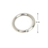 200 Pieces Per Pack Diameter 10mm Diameter 4mm 304 Stainless Steel Round Open Jump Rings