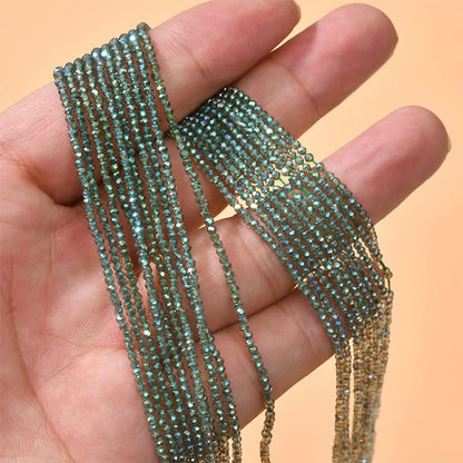 200 Pieces Per Piece 2MM 0.5mm Glass Solid Color Beads