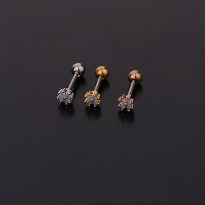 New  Creative Fashion Color Zircon Earrings