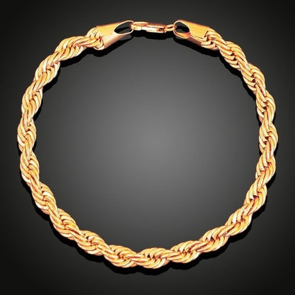 Hip-hop Simple Style Solid Color Metal Unisex Bracelets Necklace