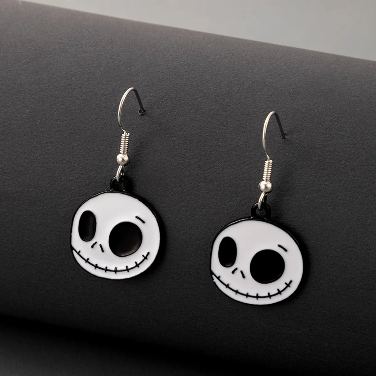 European And American Cross-Border Halloween Ghost Face Earrings