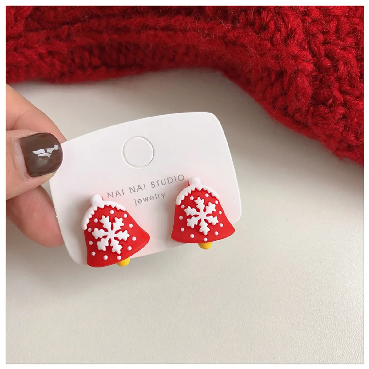 Cute Resin No Inlaid Earrings Ear Studs