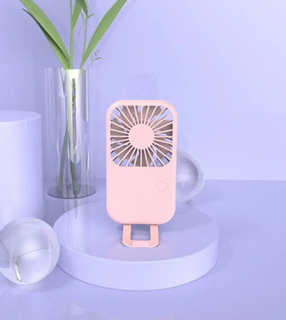 2023 New Handheld Small Fan Mini Portable Pocket Usb Rechargeable Fan Dormitory Desktop Small Fan Wholesale