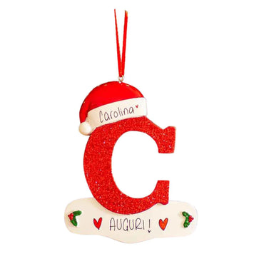 2023 Personalized Diy Name Christmas Decoration Wooden Pendant Letters Christmas Hanging Pendant Accessories