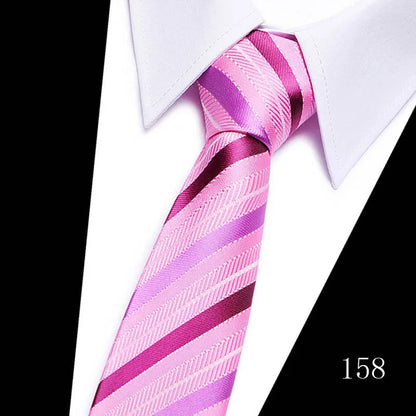 2023 Tie Spot Tie Wholesale Tie Manufacturer 7.5cm Business Men'S Formal Wear Polyester Silk Tie