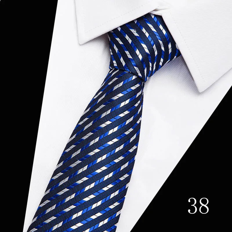 2023 Tie Spot Tie Wholesale Tie Manufacturer 7.5cm Business Men'S Formal Wear Polyester Silk Tie