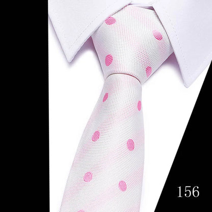 2023 Tie Spot Tie Wholesale Tie Manufacturer 7.5cm Business Men'S Formal Wear Polyester Silk Tie