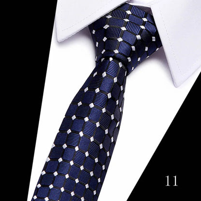 2023 Tie Spot Tie Wholesale Tie Manufacturer 7.5cm Business Men'S Formal Wear Polyester Silk Tie