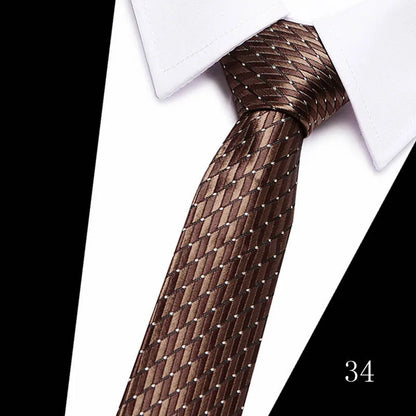 2023 Tie Spot Tie Wholesale Tie Manufacturer 7.5cm Business Men'S Formal Wear Polyester Silk Tie