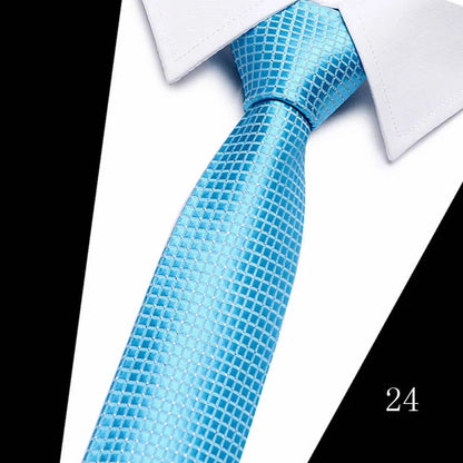 2023 Tie Spot Tie Wholesale Tie Manufacturer 7.5cm Business Men'S Formal Wear Polyester Silk Tie