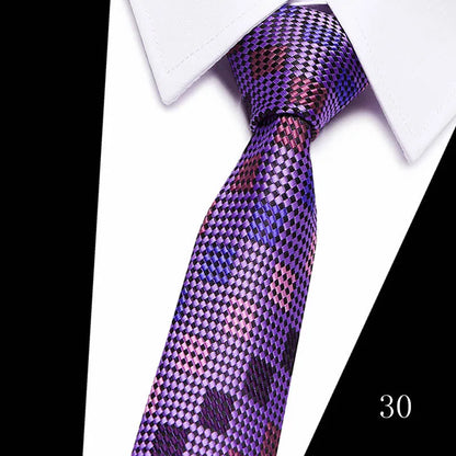 2023 Tie Spot Tie Wholesale Tie Manufacturer 7.5cm Business Men'S Formal Wear Polyester Silk Tie