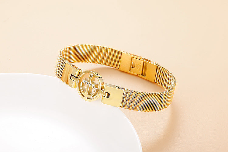 Korean Version Of Simple Fashion Personality Strap Creative Bracelet Valentine's Day Gift