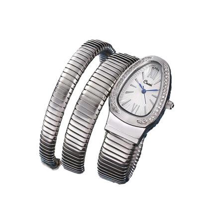 Simple Style Snake Quartz Women'S Watches