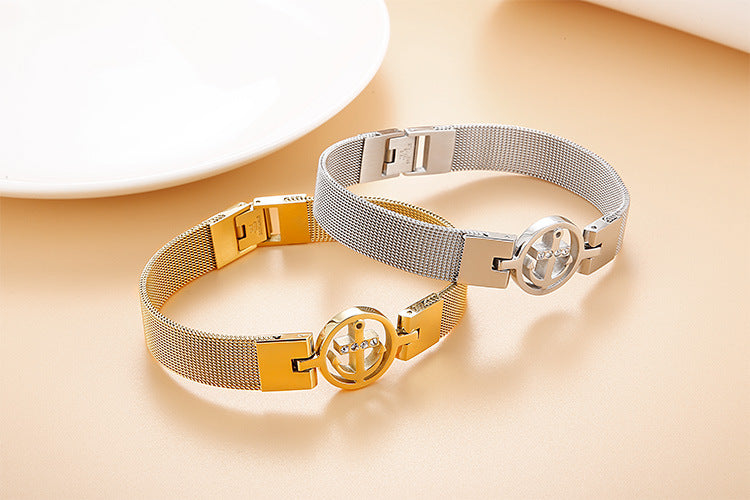 Korean Version Of Simple Fashion Personality Strap Creative Bracelet Valentine's Day Gift