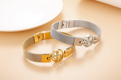 Korean Version Of Simple Fashion Personality Strap Creative Bracelet Valentine's Day Gift