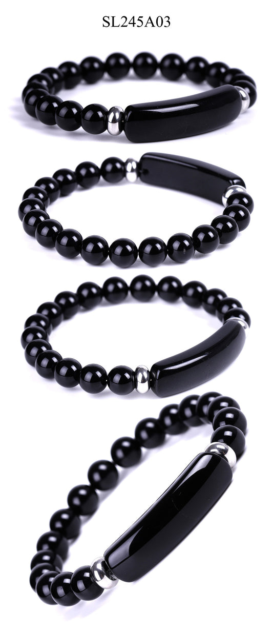 Fashion Ball Natural Stone Agate Bracelets