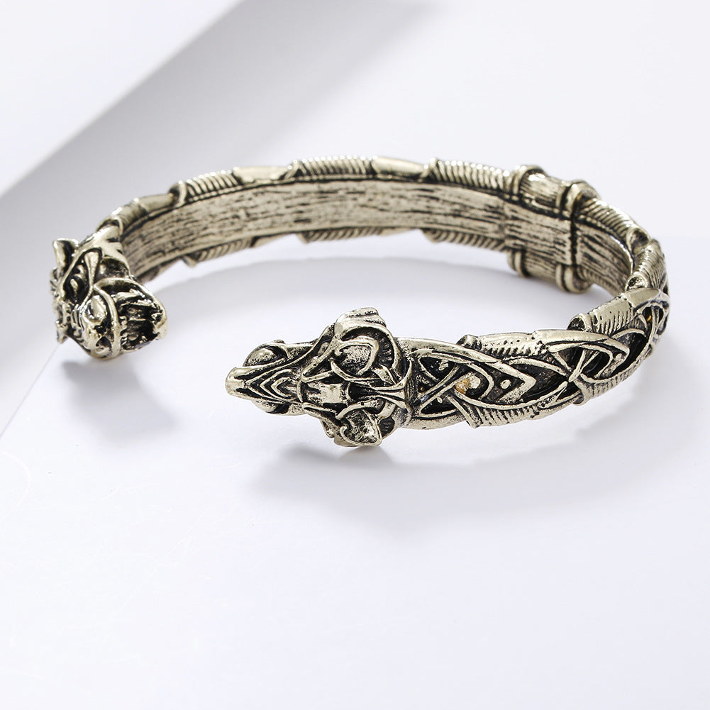 Ethnic Style Cool Style Wolf Alloy Plating Men's Bracelets