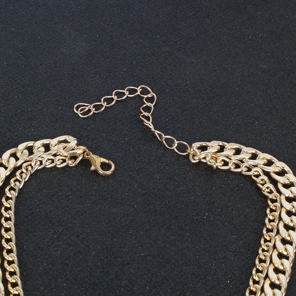 Multi-layer Golden Thick Chain Necklace