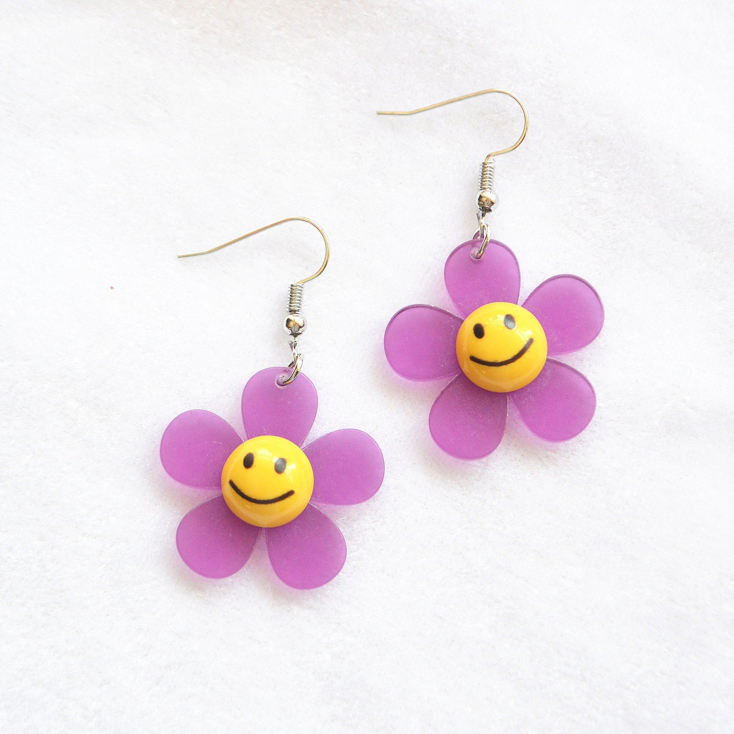 Fashion Flower Arylic Women's Drop Earrings 1 Pair