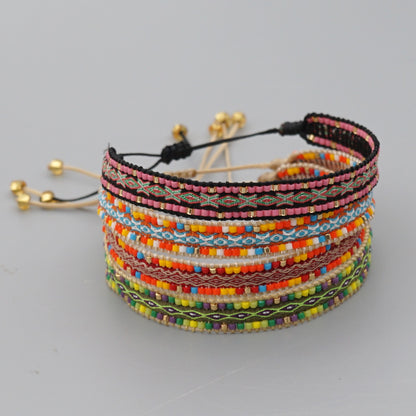 Wholesale Jewelry Ethnic Style Color Miyuki Beads Woven Bracelet Gooddiy