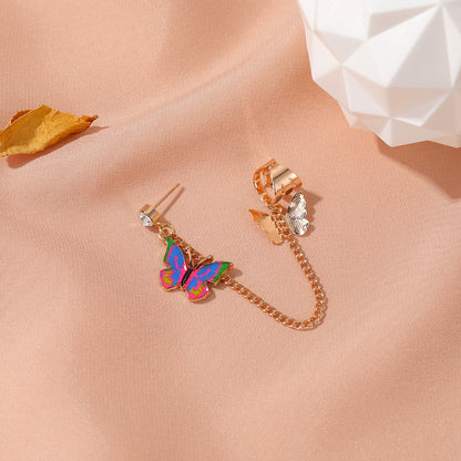 Single Color Butterfly Earrings