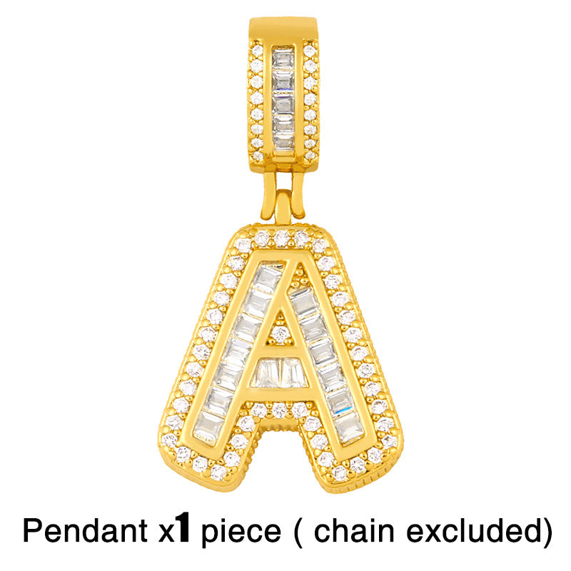 Hot Selling 26 English Letter Pendants Diy Necklace