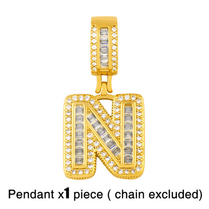 Hot Selling 26 English Letter Pendants Diy Necklace