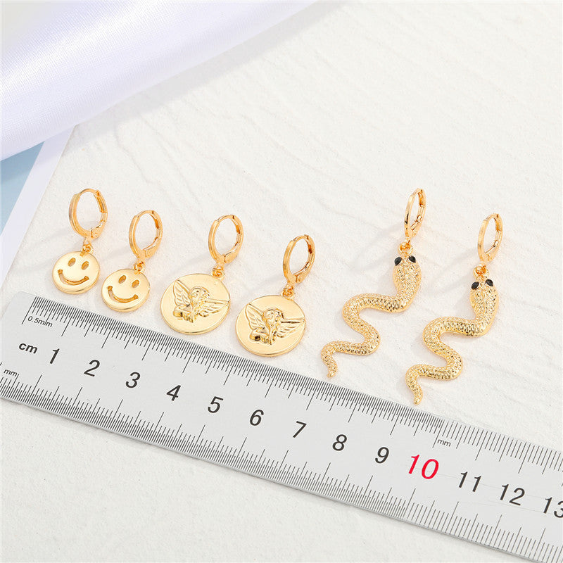 Fashion Punk Cute Hollow Animal Earrings