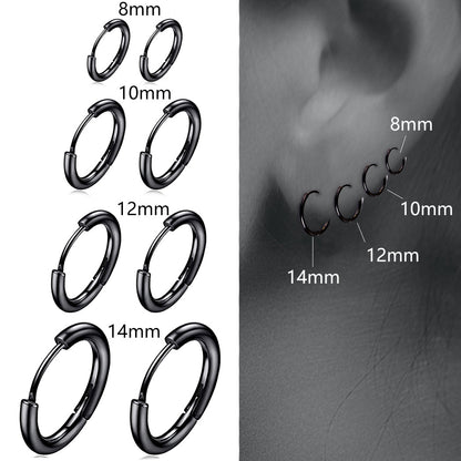 Simple  Stainless Steel Earrings