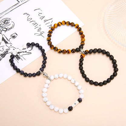 Simple Style Round No Inlaid Bracelets