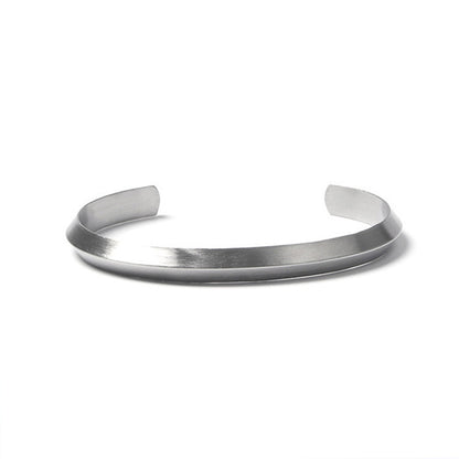 Simple Stainless Steel Triangle Bracelet