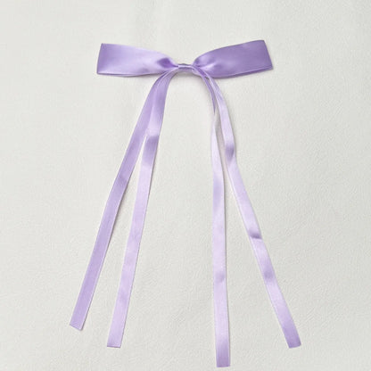 2.5cm Polyester Multi-Color Girl Ribbon Bow Hairpin Lady Temperament Double Ribbon Duckbill Clip Top Clip Hair Accessories