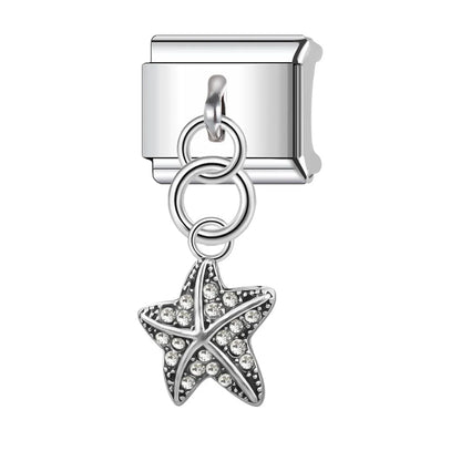 3 Pieces 304 Stainless Steel Starfish Pendant