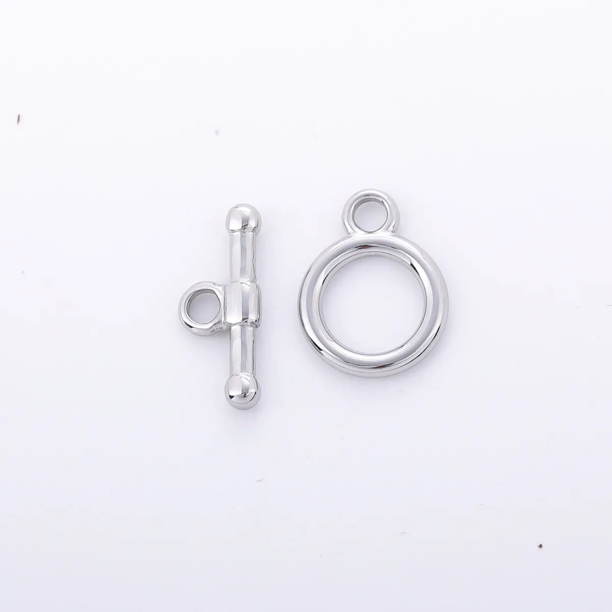 3 Sets Per Pack 18 * 20mm 24 * 7mm 304 Stainless Steel OT Buckle Heart Shape Solid Color OT Buckle Pendant Jewelry Buckle