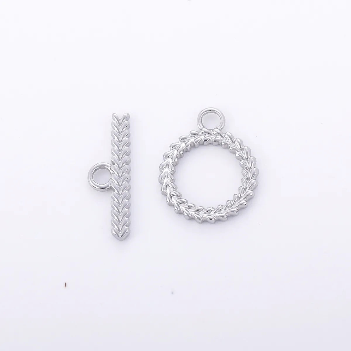 3 Sets Per Pack 18 * 20mm 24 * 7mm 304 Stainless Steel OT Buckle Heart Shape Solid Color OT Buckle Pendant Jewelry Buckle