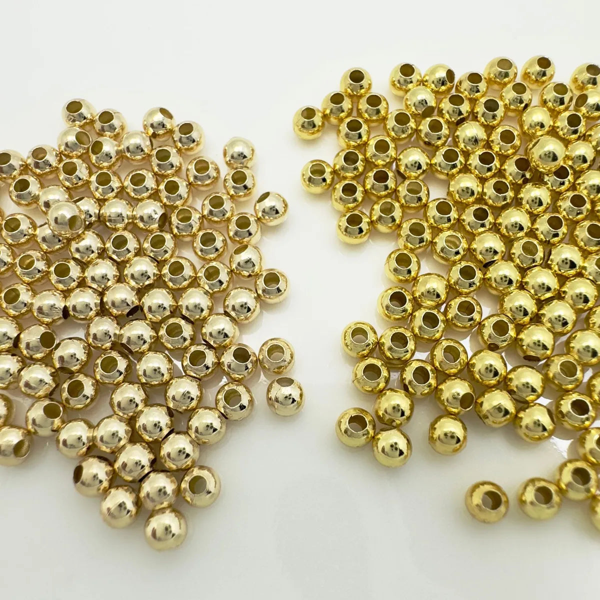 3000 Pieces Per Pack Diameter 3mm Copper Solid Color Beads