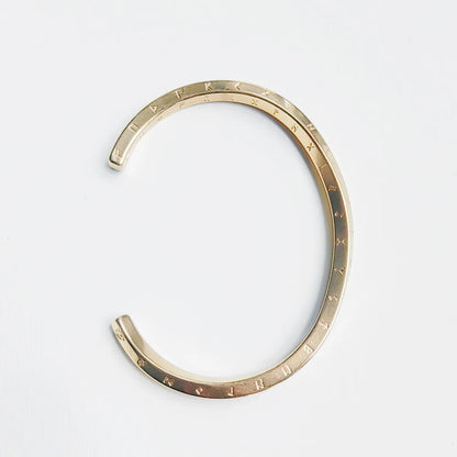 Simple Style Classic Style C Shape 304 Stainless Steel 14K Gold Plated Bangle In Bulk