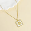 304 Stainless Steel 18K Gold Plated Casual Ethnic Style Classic Style Plating Inlay Human Zircon Pendant Necklace